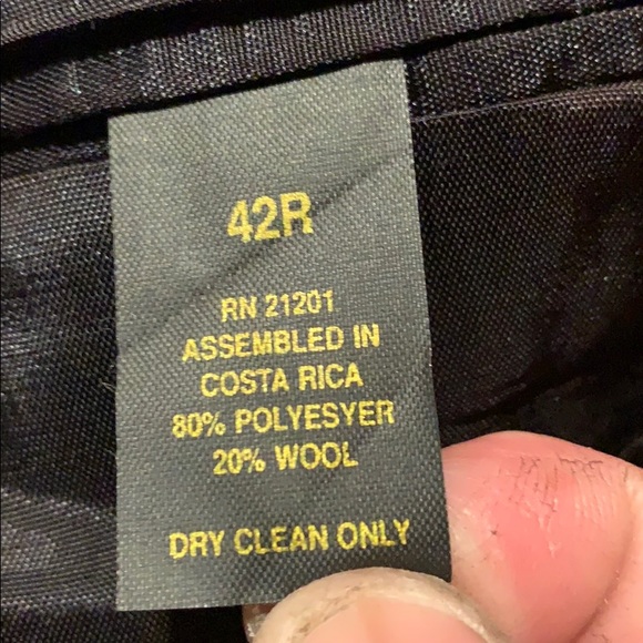 John Henry black suit (pants and jacket) - Picture 2 of 7